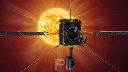 لحظه شگفت‌انگیز برخورد مدارگرد خورشیدی با خورشید