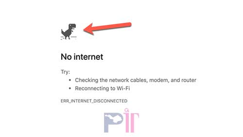 بازی دایناسور اژدها هنگام قطع اینترنت