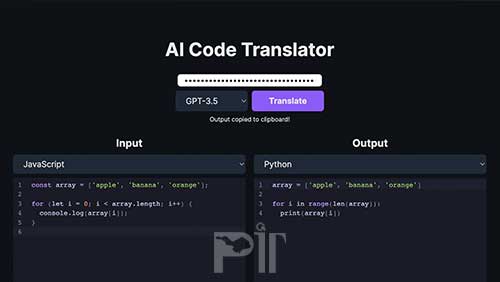 سایت تبدیل کدهای زبان های برنامه نویسی مختلف به یکدیگر