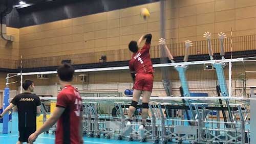 ربات‌ها حریف تمرینی والیبالیست‌های ژاپنی